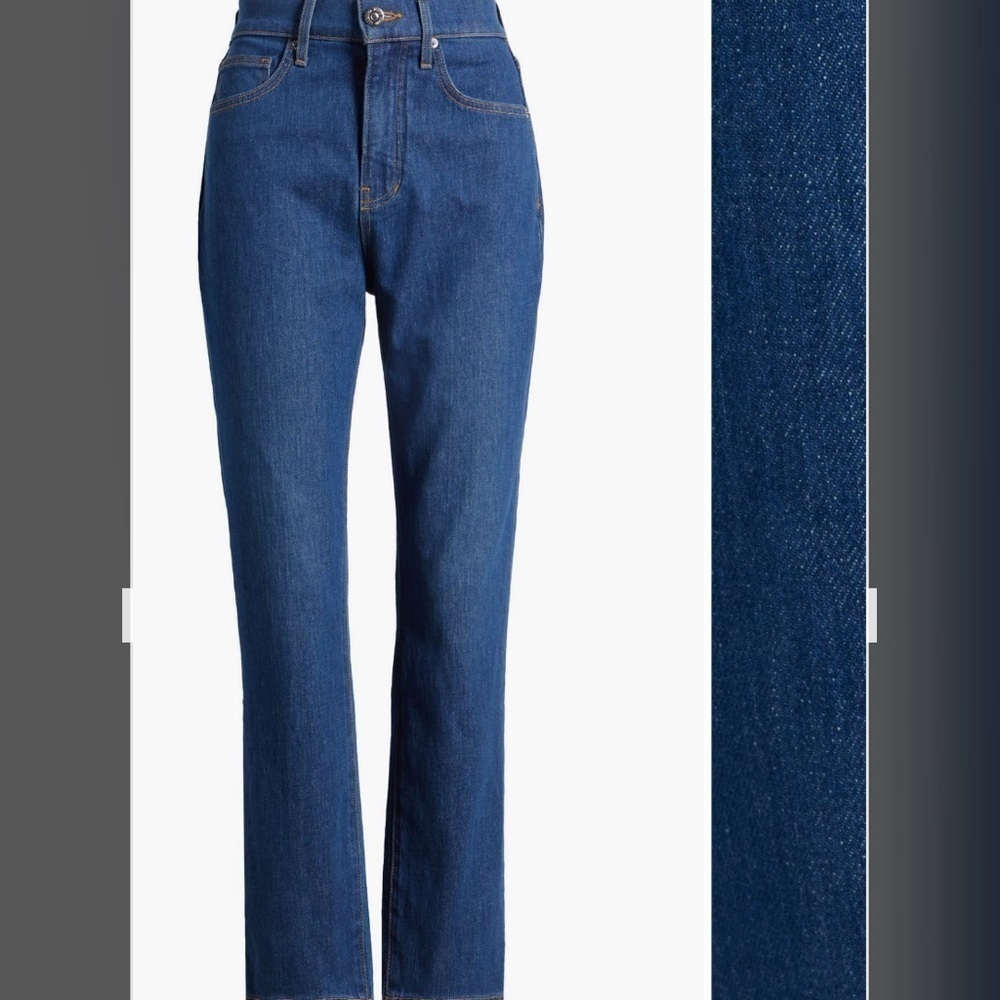 Veronica Beard Alenah Slim Straight Leg Jeans in Cornflower Size 27 - Picture 5 of 12